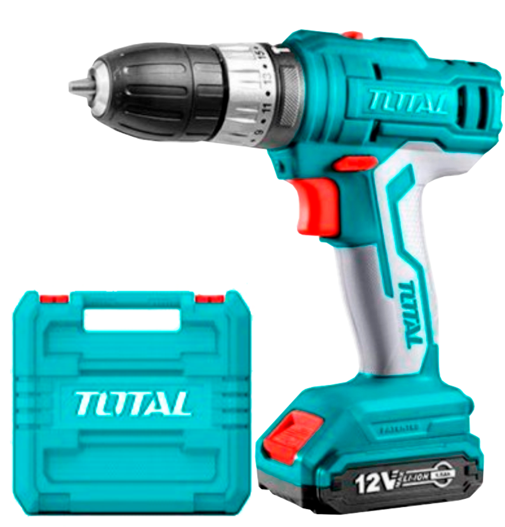 TOTAL TDLI12202 ATORNILLADOR 12V C/ MALETA