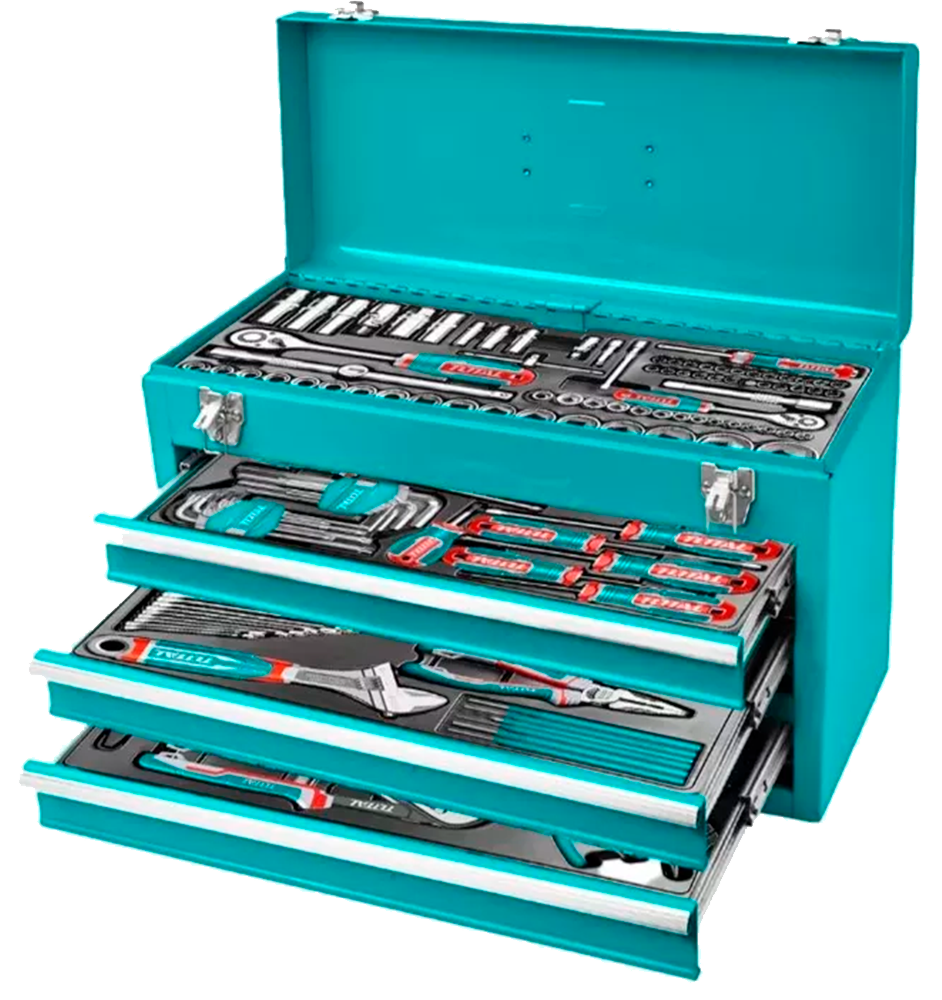 TOTAL THPTCS71321 KIT DE HERRAMIENTAS 132 PZS