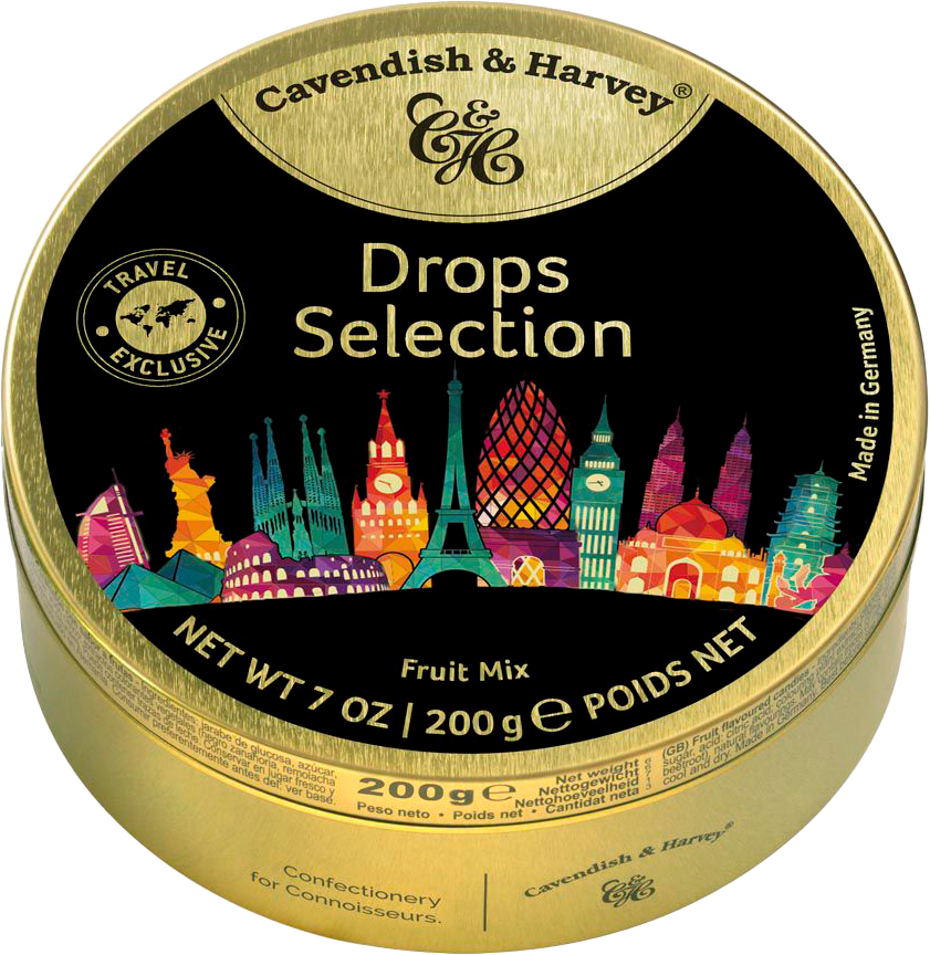 C&H Caramelo Drops Selection 200gr