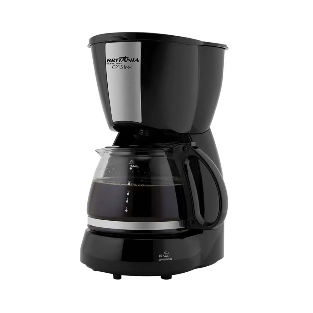 BRITANIA CP15 CAFETERA INOX NEGRO 110V